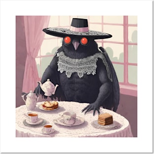 Mothman Tea Party Posters and Art